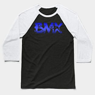 Distressed BMX for Men Women Kids & Bike Riders Baseball T-Shirt